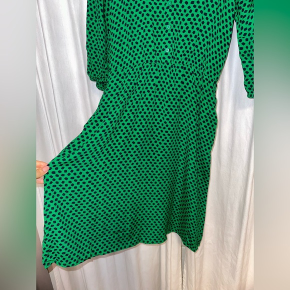 Banana Republic Emerald Patterned Midi Dress - Picture 7 of 8